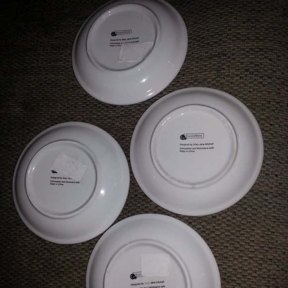 4 Vtg HAUSENWARE Plate DESIGNER MARY JANE MITCHEL - Picture 3 of 5